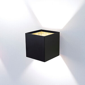 Feuille noire/or