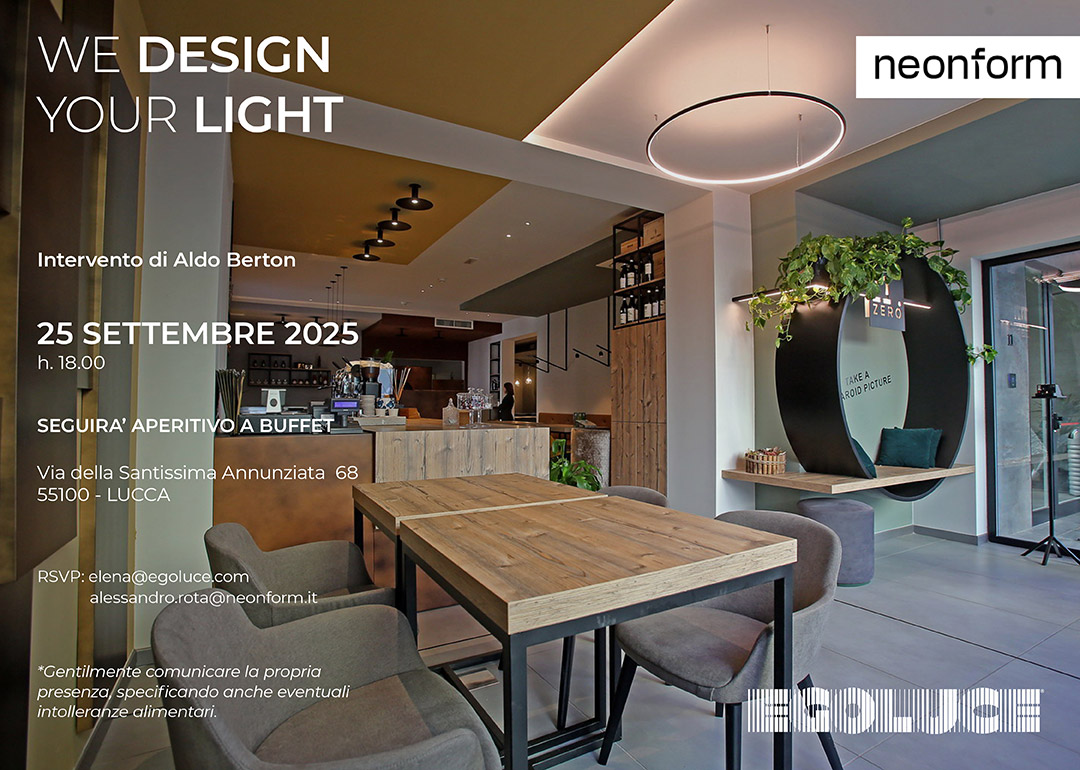 Egoluce rencontre les architectes chez Neonform